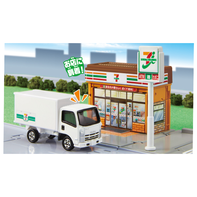 多美 Tomica 7-11  統一超商 便利商店 場景 組 含貨車