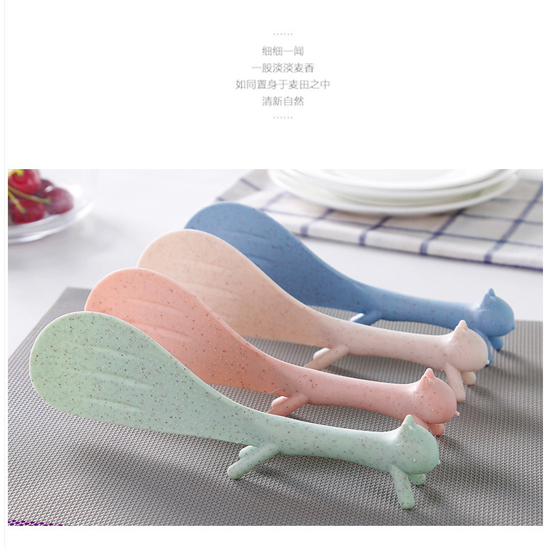 台灣出貨073~可愛松鼠造型可立式飯勺 造型飯勺 可立式飯勺 可愛飯匙 廚房餐具顏色隨機