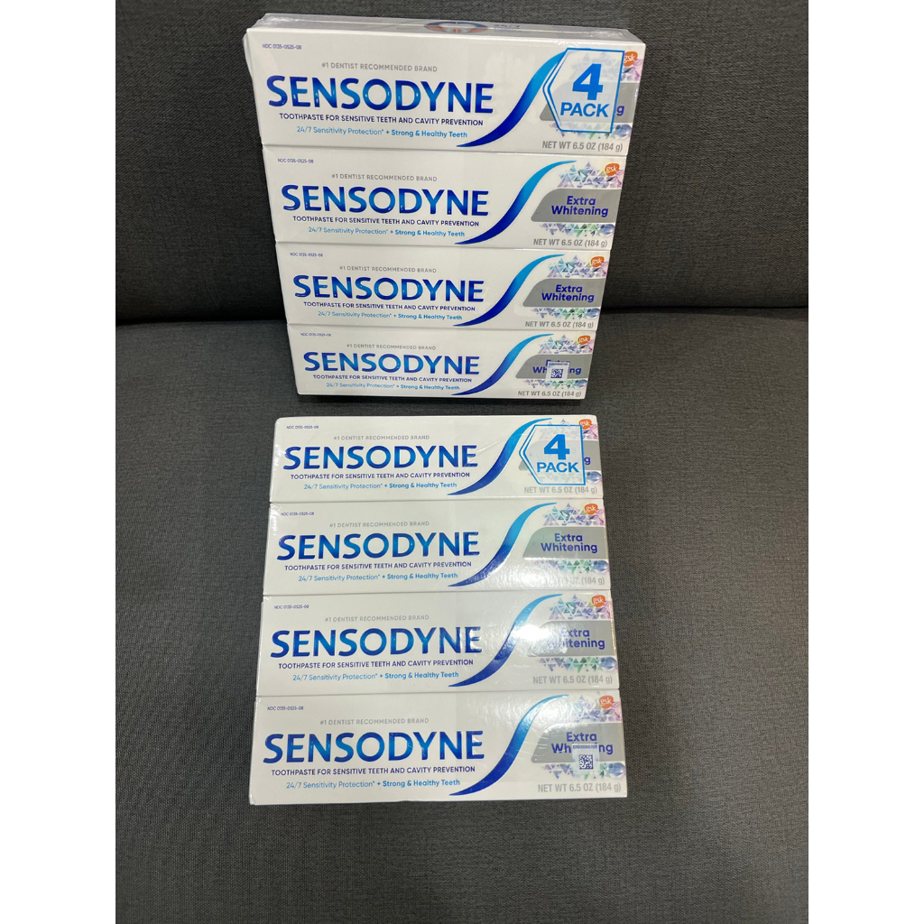 現貨當日寄出 破萬評價SENSODYNE 舒酸定 長效抗敏含氟 牙膏 極致亮白配方 4入組 Costco 好市多代購