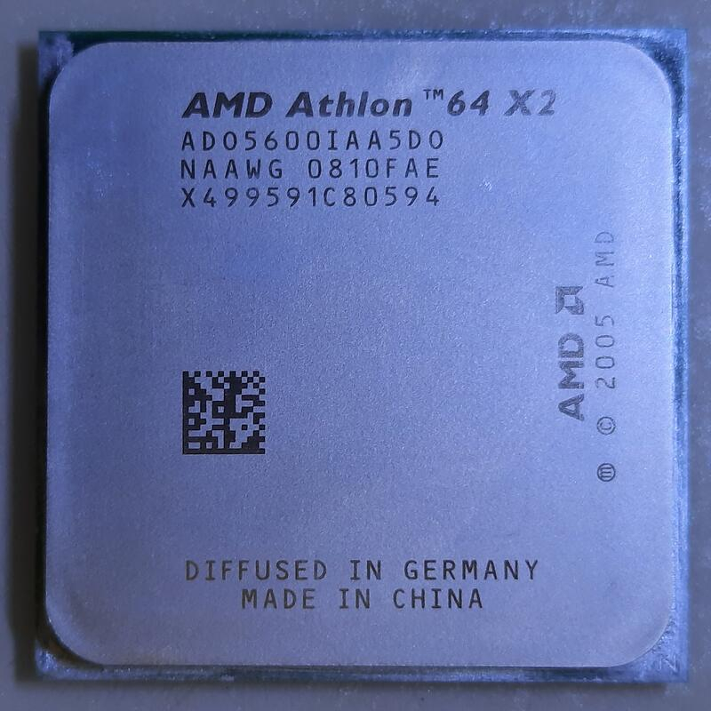 CPU AMD Athlon 64 X2 5600+ - ADO5600IAA5DO（2.9 GHz，89W）