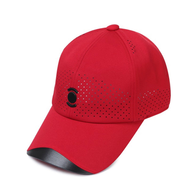 韓國W.ANGLE 透氣紅色高爾夫球帽
