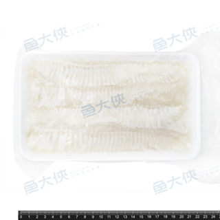 比目魚鰭邊肉/箭齒鰈魚片原條(500g/盒)#3L-1E1A【魚大俠】FH240