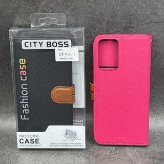 City Boss 小米 紅米Note12s 紅米Note 12s 手機保護套 側掀皮套 保護套 斜立支架保護殼 手機殼