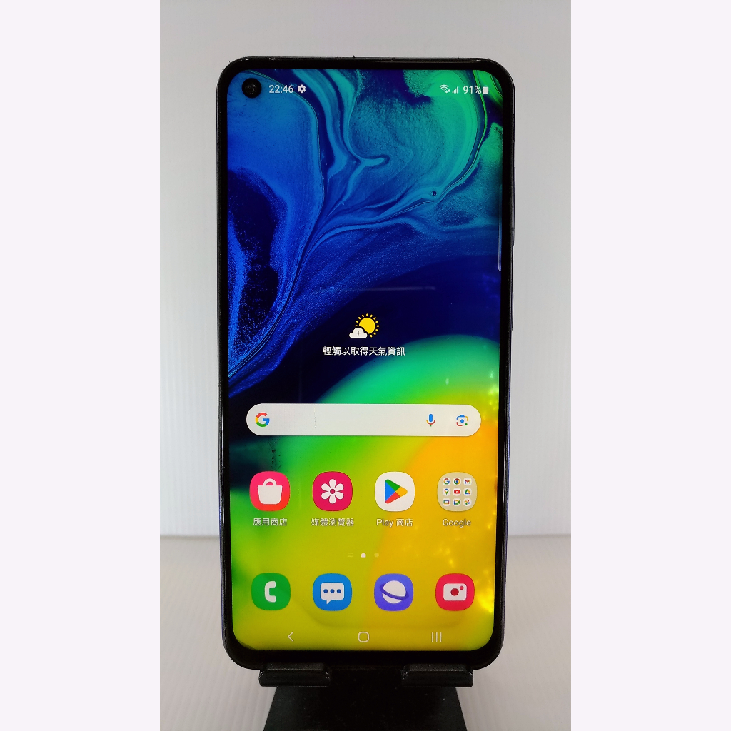 螢幕瑕疵Samsung Galaxy A60 6G/128G 炫冰藍 6.3吋 FHD+ 3200萬畫素AI三鏡頭