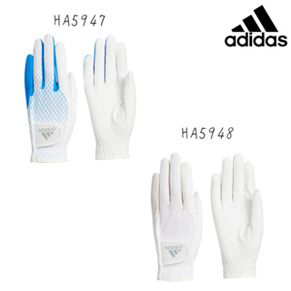 ＊立航高爾夫＊Adidas 女用手套【夏日涼爽網狀透氣】 #HA5947 / #HA5948 ,白藍 / 淺粉白(一雙)