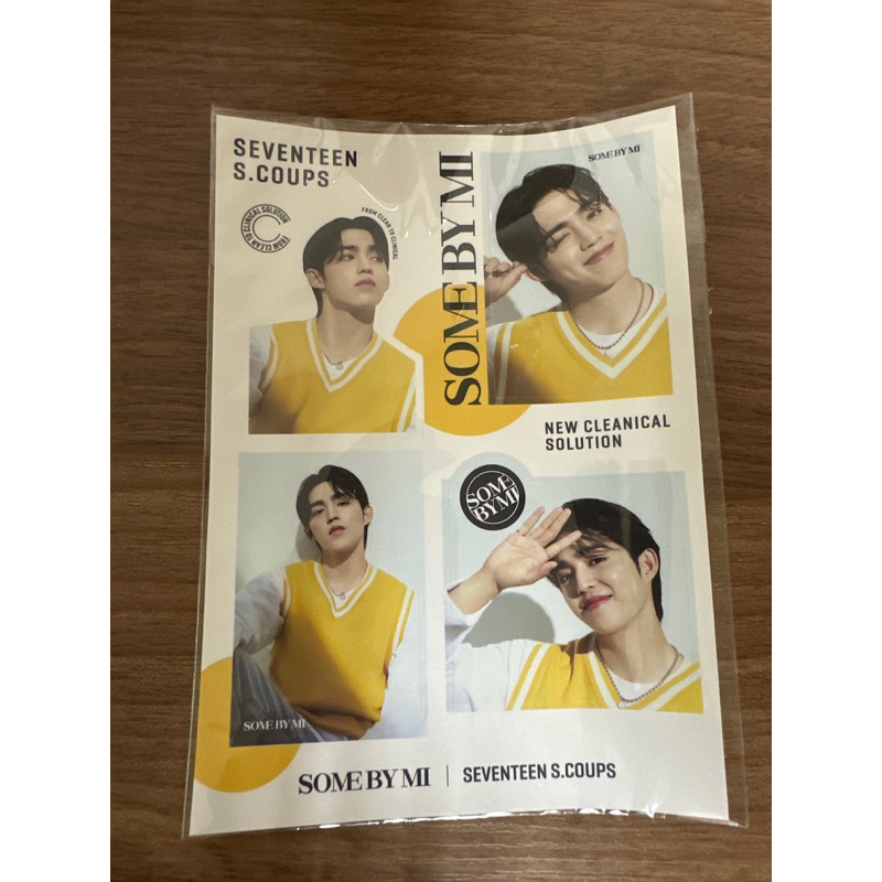 《全新現貨》韓國🇰🇷SEVENTEEN四格明星小卡貼紙