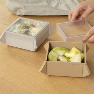 折折盒（含透視防塵蓋） 磁吸式多用途新經典折盒 便當盒 保鮮盒 餐盒餐盤餐墊 環保餐具