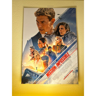 不可能的任務：致命清算A3海報(已護貝) Mission: Impossible – Dead Reckoning