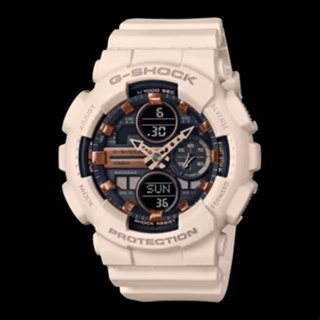 CASIO 卡西歐 G-SHOCK 古銅雙顯手錶 GMA-S140M-4A _45.9mm