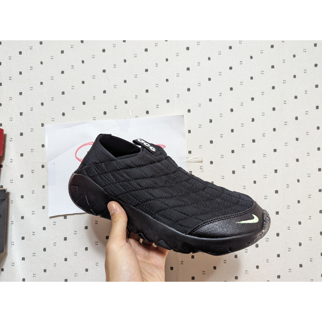 SYG Nike ACG MOC 3.5 us9~10 稀有全黑 懶人鞋 便鞋 拖鞋