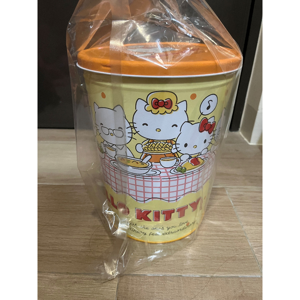 hello kitty濃湯脆餅共享桶 餅乾桶 乖乖桶