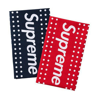 Supreme TENUGUI TOWEL 絲巾 兩入 深藍 紅 SUP-313 [現貨]