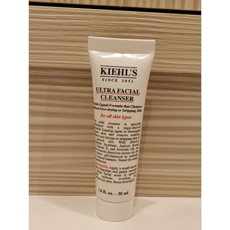 Kiehl's 契爾氏 冰河保濕潔面乳 30ml / 金盞花植物精華潔面泡泡凝露 30ml 洗面乳