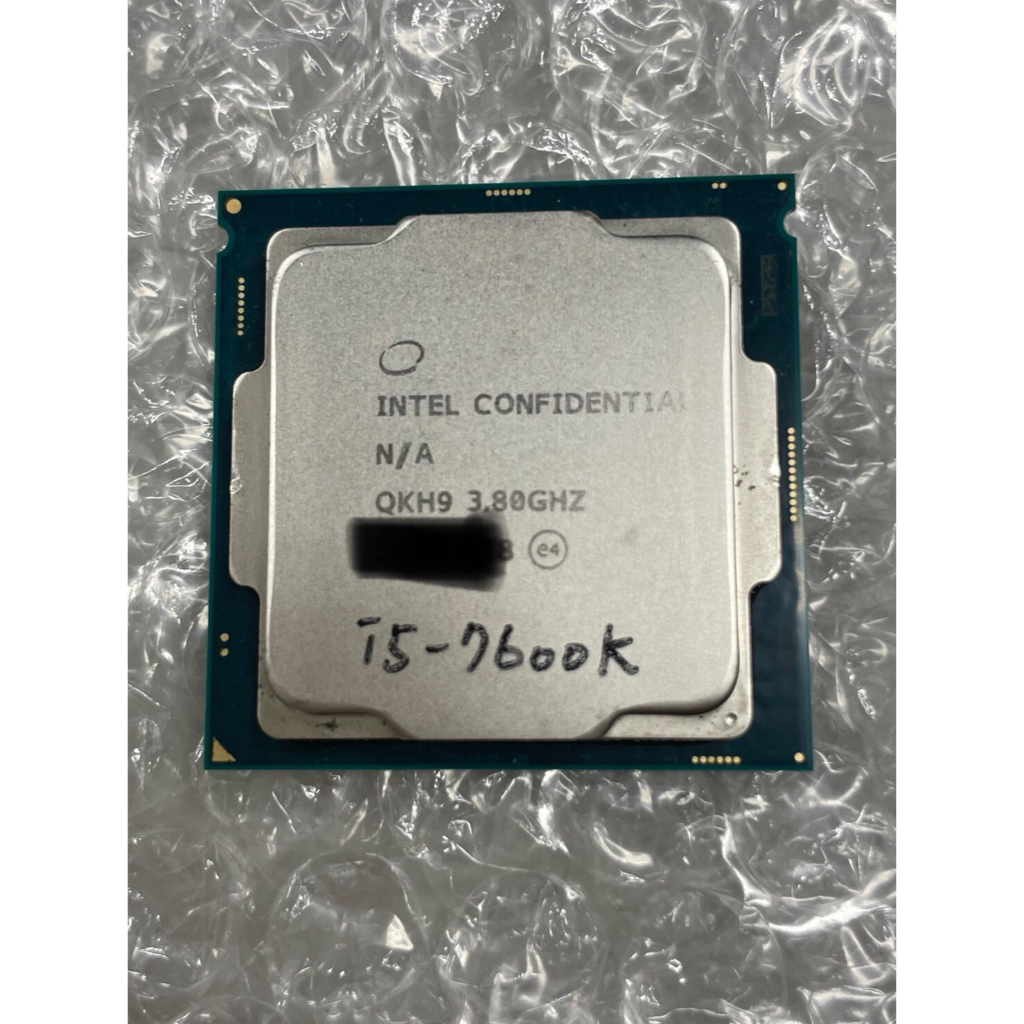 【二手】中古 Intel® Core™ i5-7600K ES版 處理器 6M 快取記憶體，最高 4.20 GHz 升級