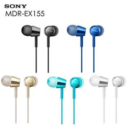 [全新]SONY MDR-EX155 有線耳機 耳道式 6色可選(日本貨)