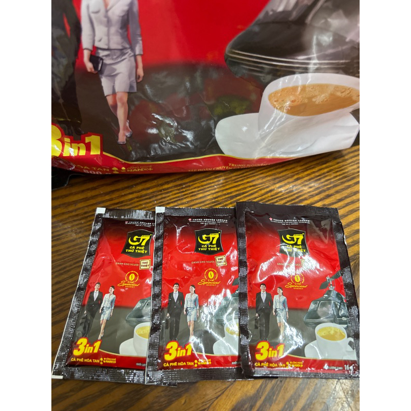 越南G 7咖啡包3合一散包販售
