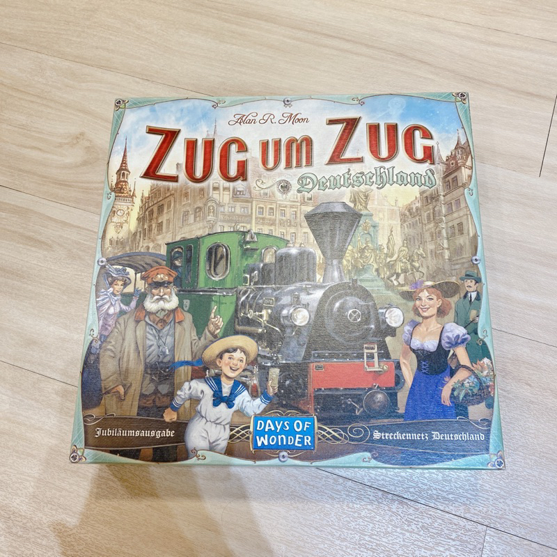 二手。桌遊。德國版Ticket to Ride: Germany 鐵道任務。誠可議