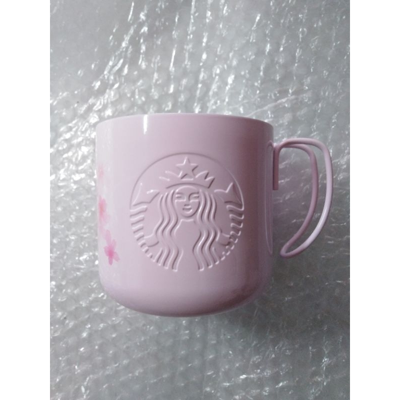 ~免運~ 全新 STARBUCKS 星巴克 2019年櫻花限定 櫻花不鏽鋼把手杯 355ml/12oz