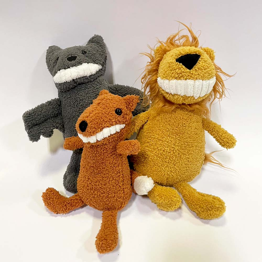 二手 動物娃娃 玩偶 布偶 蝙蝠 狐狸 獅子 6吋 夾娃娃機商品 合售