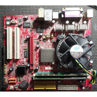 微星 MS-7211 PM8M3-V ,AGP SOCKET775,主機板 , 包含 CPU,風扇,記憶體 !現貨!!