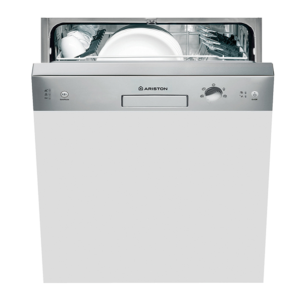 義大利ARISTON阿里斯頓 M15 半嵌式洗碗機 220V不鏽鋼色，超強洗淨力