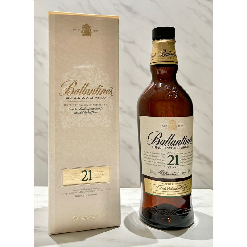 🇬🇧百齡罈 21 年蘇格蘭威士忌 0.7L「空酒瓶+空盒」