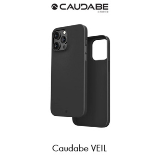 Caudabe VEIL iPhone 15 14 全系列 裸機感保護殼 輕薄黑