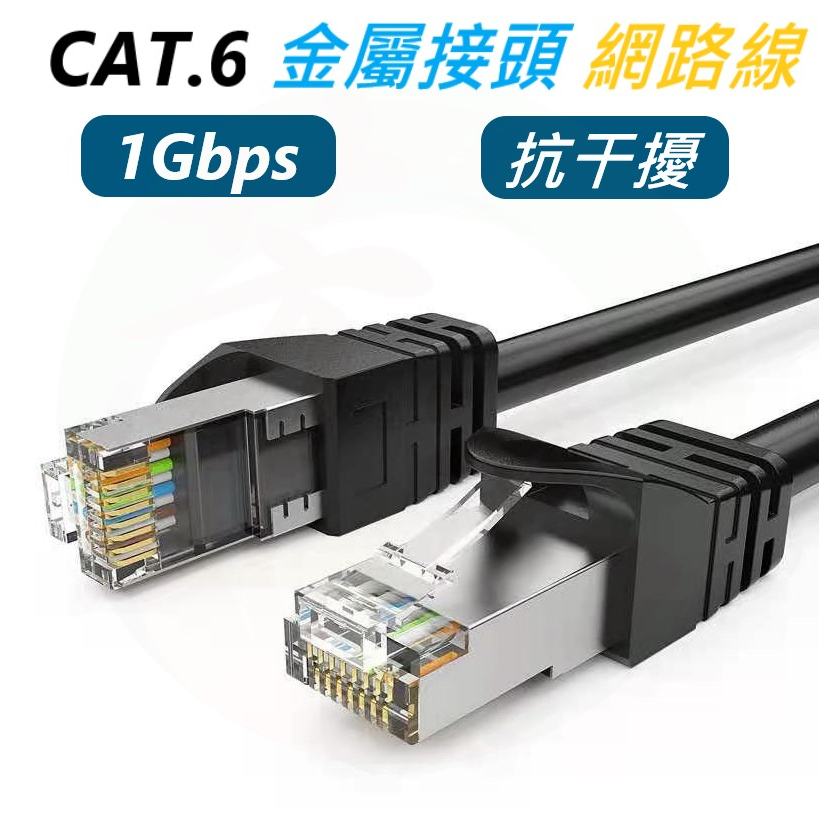 🔥發票現貨🔥 CAT.6 網路線 1Gbps 金屬接頭 遮蔽 非遮蔽 寬帶線 CAT6 網路線 RJ45 A430