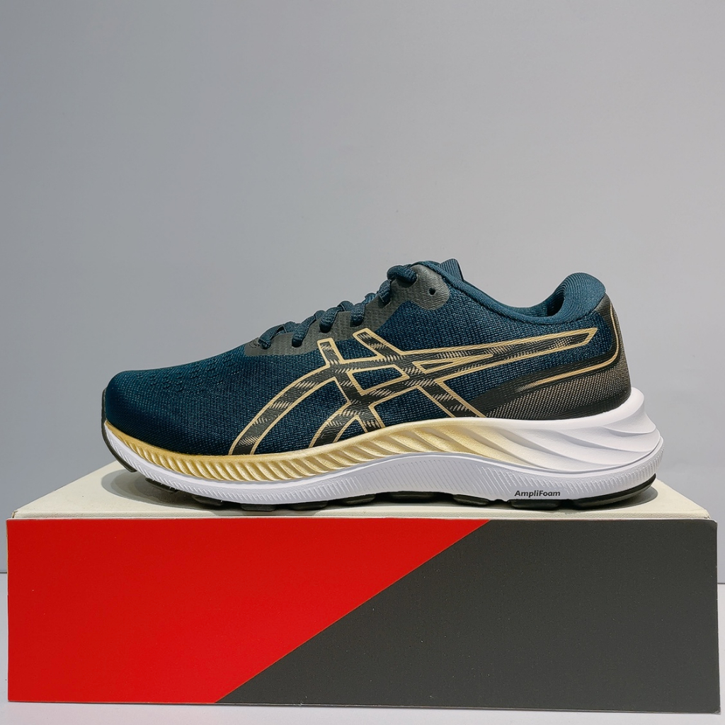 ASICS GEL-EXCITE 9 (D) 女生 藍色 舒適 透氣 運動 慢跑鞋 1012B560-400