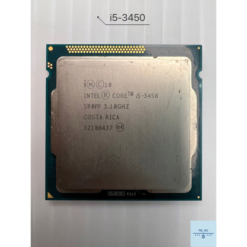 intel Core i5-3450 1155腳位 4核心 CPU 3.10GHz