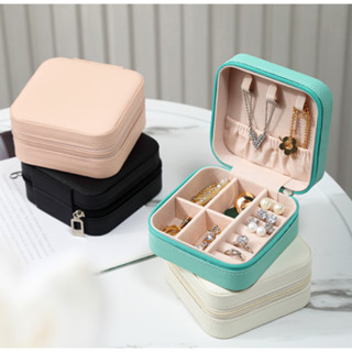【小精靈♡】飾品收納盒 首飾盒 飾品盒 臺灣現貨 電子發票 珠寶盒 戒指盒 項鍊 戒指 耳環 收納 收納