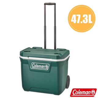 【美國 Coleman】5日 拉桿冰桶 47.3L XTREME 保冷保冰保鮮桶 行動冰箱_CM-37235