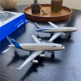 臺灣現貨~快速出貨💕兒童合金回力飛機民航客機模型 玩具飛機模型 裝飾 飛機模型 波音777 A380飛機 蛋糕擺飾