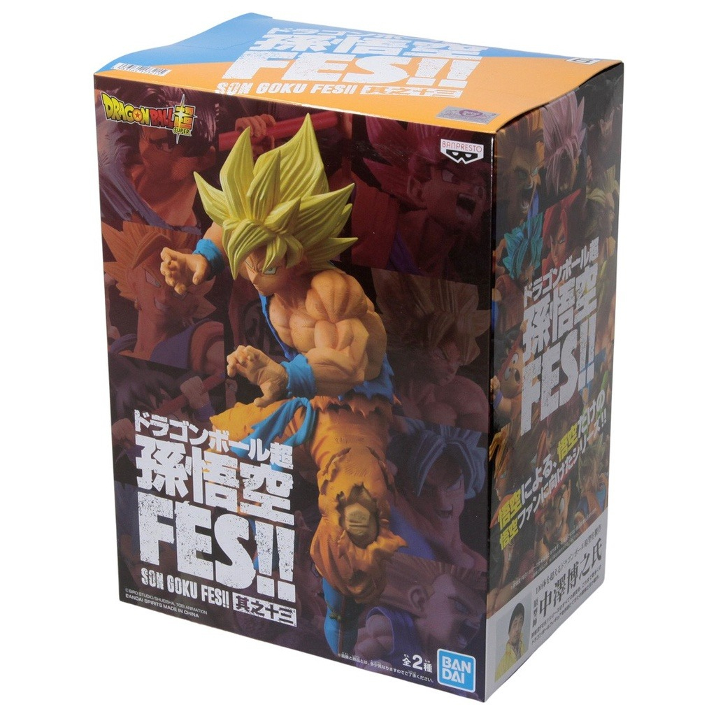 BANPRESTO 代理 景品 七龍珠超 孫悟空 FES VOL.12 其之十二 超賽孫悟空 15CM A『妖仔玩具』