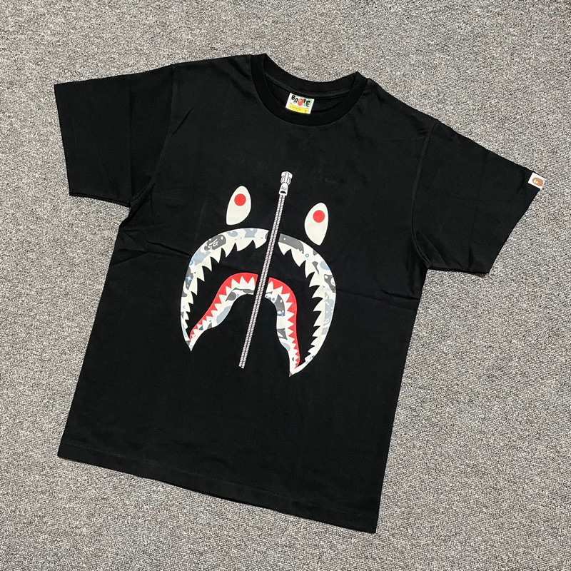 W.Y.歐美精品🔥 Bape 胸前夜光鯊魚 短袖