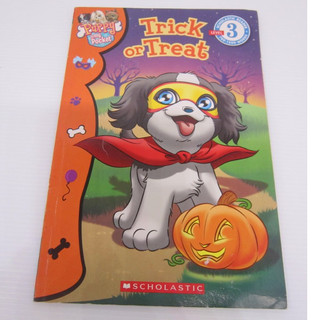 「二手書」Scholastic Trick Treat Puppy in my Pocket 英文讀本 3 萬聖節