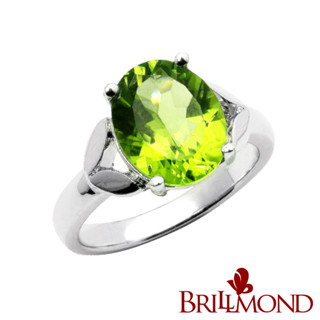 【BRILLMOND】天然橄欖石2克拉典雅戒(天然橄欖石)
