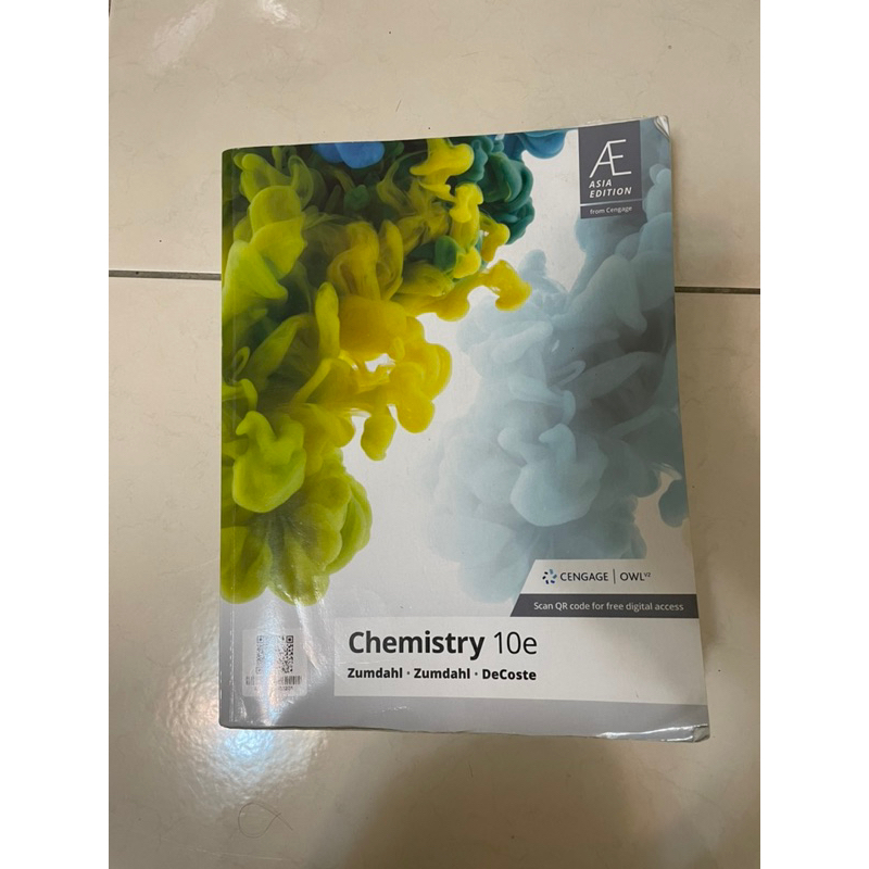 Chemistry 10e zumdahl Asia edition 普通化學原文書 二手