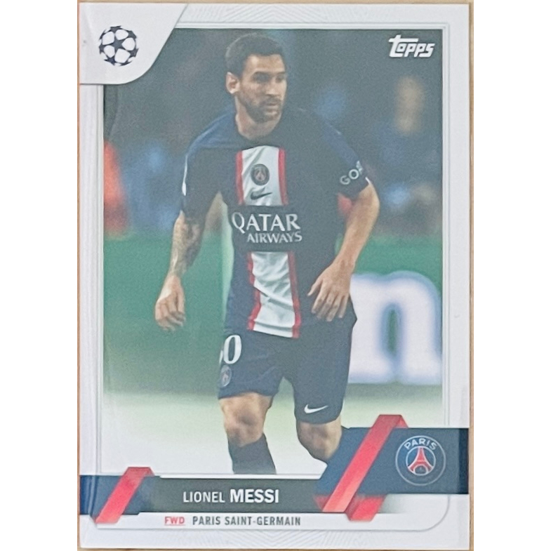 LIONEL MESSI 獅王 梅西 2023 TOPPS 巴黎 聖日耳曼人隊 PSG 隊卡 #11 足球卡