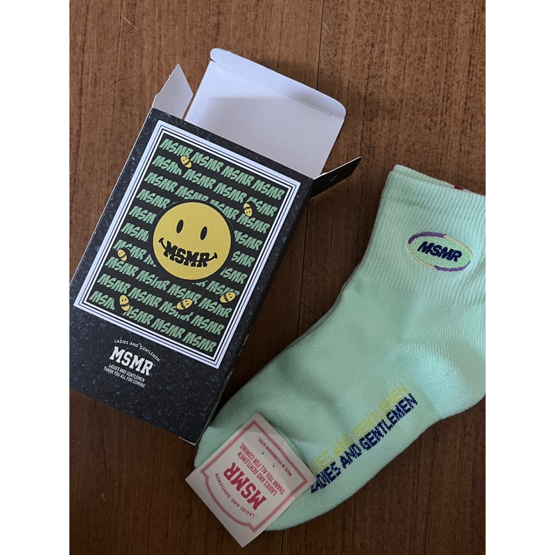韓國MSMR襪子 綠色 全新