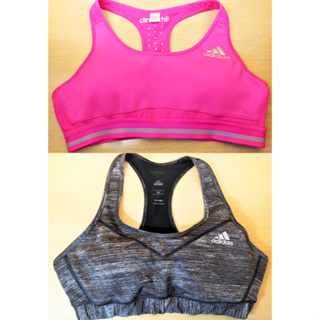 Adidas climalite TECHFIT 吸濕排汗彈性運動内衣 尺碼XL 灰色粉色兩款