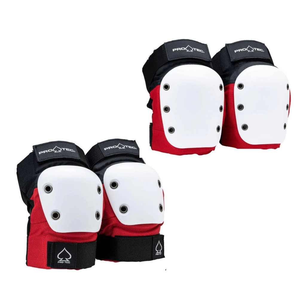 Pro-Tec Knee/Elbow Pad Set - Red 成人護具組