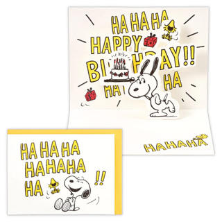 【莫莫日貨】hallmark 日本原裝進口 正版 Snoopy 史努比 立體 生日卡 卡片 賀卡 11570