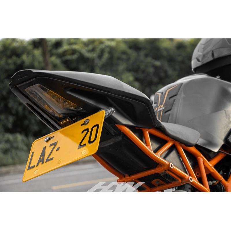 rc390 duke390 短牌架 Ktm  duke250 車牌架 改裝 翹牌架 車牌 牌架 重機 黃牌 紅牌 摩托車