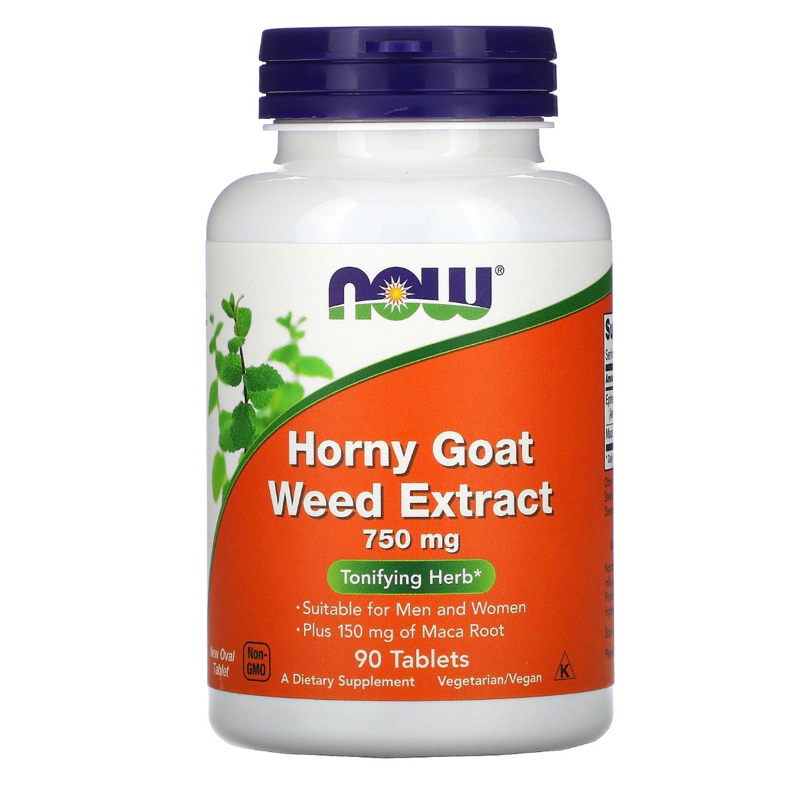 ✅現貨寄出💓 ｜NOW淫羊藿提取物+瑪卡雙效Horny Goat Weed 750mg&amp; MACA