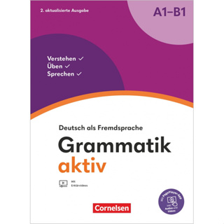 【德文German】Grammatik aktiv: A1-B1 (2023 新版) Jin 9783061229641<華通書坊/姆斯>