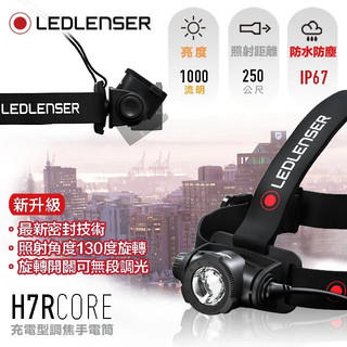 🔰匠野🔰德國Ledlenser H7R Core 充電式伸縮調焦頭燈 502122
