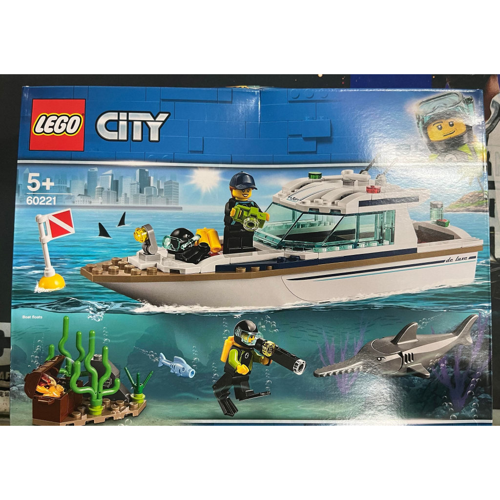 LEGO 樂高 CITY 城市系列 60221 Diving Yacht 潛水遊艇