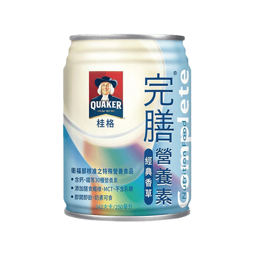 桂格 完膳營養素-香草口味 (250g/24瓶/箱)