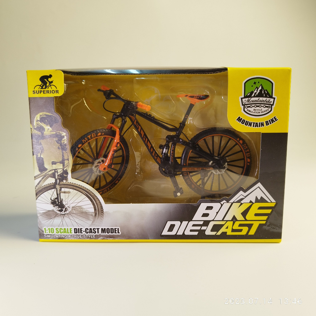 日版 正版!景品公仔 BIKE DIE-CAST 金屬材質1：10 越野車 腳踏車仿真模型